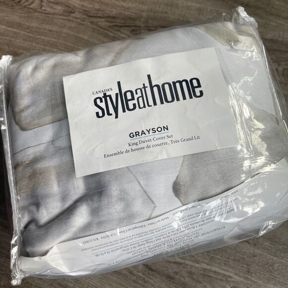 Style at Home
Grayson Cotton Duvet Cover and Sham Set - Picture 2 of 4